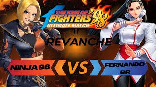 A DECISIVA  ---- NINJA 98 🆚FERNANDO BR- KOF98UM  #kof2002