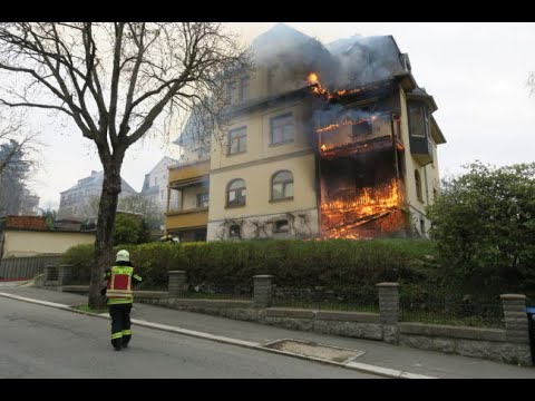 Aue-Bad Schlema: Haus nach Brand unbewohnbar