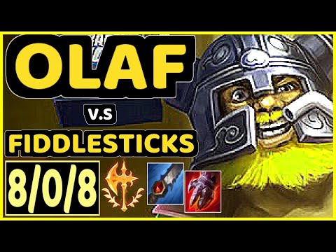 4LAN (OLAF) vs FIDDLESTICKS - 8/0/8 KDA JUNGLE GAMEPLAY - BR Ranked MASTER