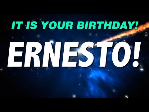 HAPPY BIRTHDAY ERNESTO! This is your gift.