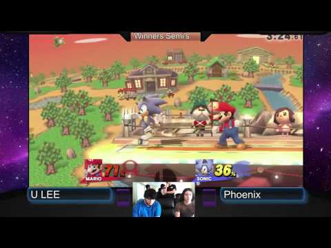 Chula Vista Smash #3 - ULee (Mario) vs Phoenix (Sonic)- SSB4 Winner's Semis - Smash 4 Wii U