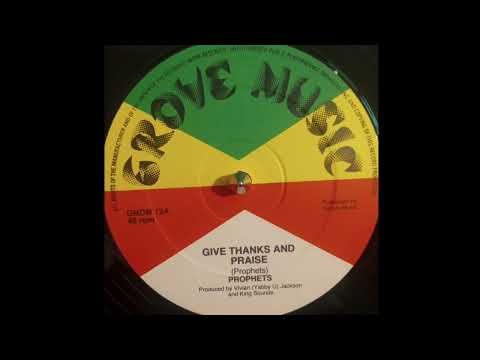 12''The Prophets & Trinity - Give Thanks And Praise 1979