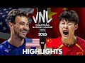 USA Vs China Highlights Men S VNL 2026
