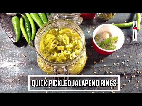 Quick Pickled Jalapeno Rings|الپینو مرچ اچار|How To Make Pickled  jalapeno Peppers|The Stylist Food