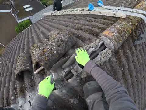 Ridge tiles fix after storm eowyn!