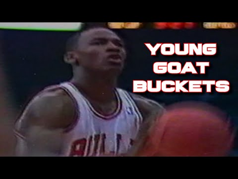 Young Michael Jordan unleashes his jumper Vs another SWARMING old school defense
