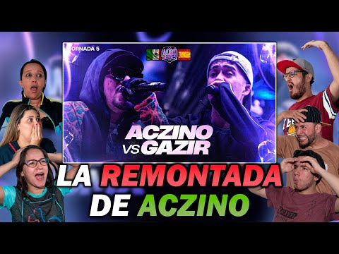 🔥¡BATALLÓN TRASCENDENTAL! - COLOMBIANOS REACCIONAN a ACZINO vs GAZIR [FMS WORLD SERIES SUPERLIGA]