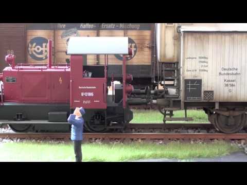 Abkupplungsvorgang Kö1 --- Modellbahn im Maßstab 1:32, Spur 1