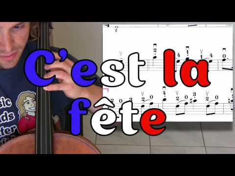 EASY DISNEY Be Our Guest for Cello C'est la fête pour violoncelle