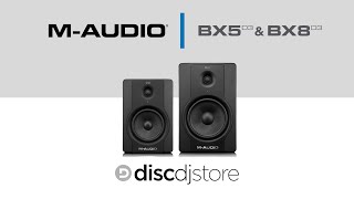 Video thumbnail for M-Audio BX5 D3 & BX8 D3 Monitors Showcase - The Disc DJ Store by The Disc DJ Store