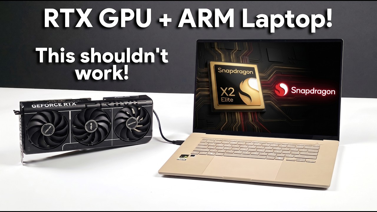 NVIDIA RTX on Snapdragon laptops Actually Works Now! - YouTube
