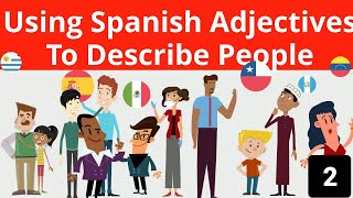 Spanish adjectives to describe people