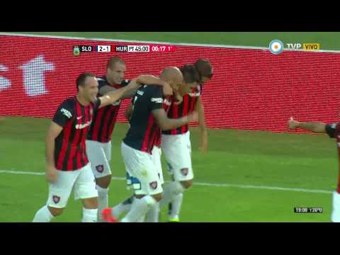 Gol de Caruzzo. San Lorenzo 2 - Huracán 1 | Primera División 2015 - Fecha 5