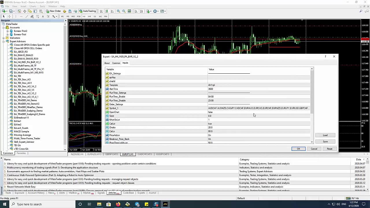 Hướng dẫn Đăng ký và Tải EA Auto Trade Forex