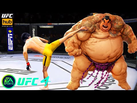 🔥  Bruce Lee vs. EVIL SUMO (EA Sports UFC 4)