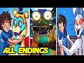 FNAF Security Breach ALL ENDINGS (Good Ending, Bad Ending, True Ending & Secret Ending)