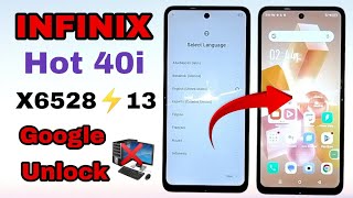 Infinix Hot 40i | X6528 | Google Account Bypass Without PC