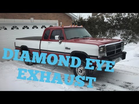 1st Gen Cummins Diamond Eye Exhaust Install