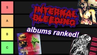 Internal Bleeding albums ranked