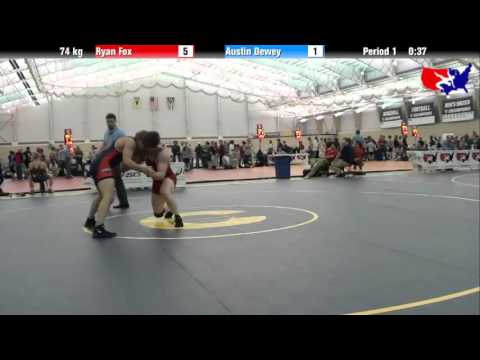Ryan Fox vs. Austin Dewey at 2013 ASICS University Nationals - FS