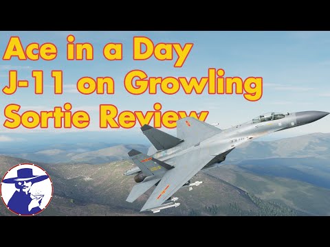 DCS J-11 Ace Mission Sortie Review on Growling Sidewinder Server | Ace in a Day |