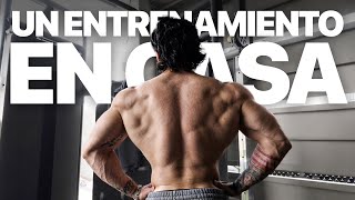 UN DIA ENTRENANDO EN CASA