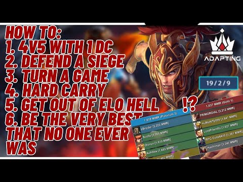 PLAYING 4V5 WITH A DC - Mercury Grandmasters Ranked Conquest Jungle Pro SPL