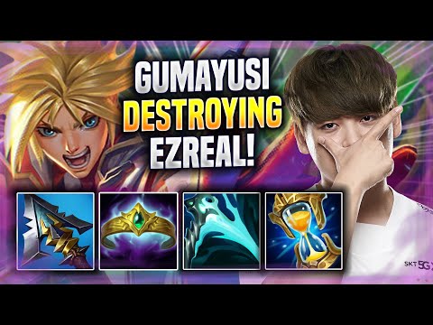 GUMAYUSI DESTROYING WITH EZREAL! - T1 Gumayusi Plays Ezreal ADC vs Aphelios! | Season 2022