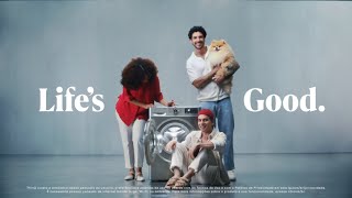 Cansou de uma máquina de lavar barulhenta? Muda! Nova linha Lava & Seca LG.