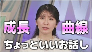 《成長曲線》【 駒木結衣 】『 駒木結衣さんの成長曲線 』色々と気づかせてくれるお天気お姉さん。 #ウェザーニュース切り抜き