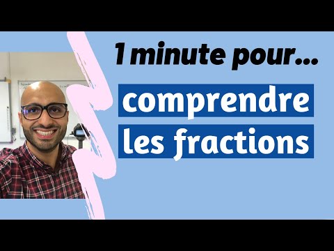Understanding fractions in 1 minute.