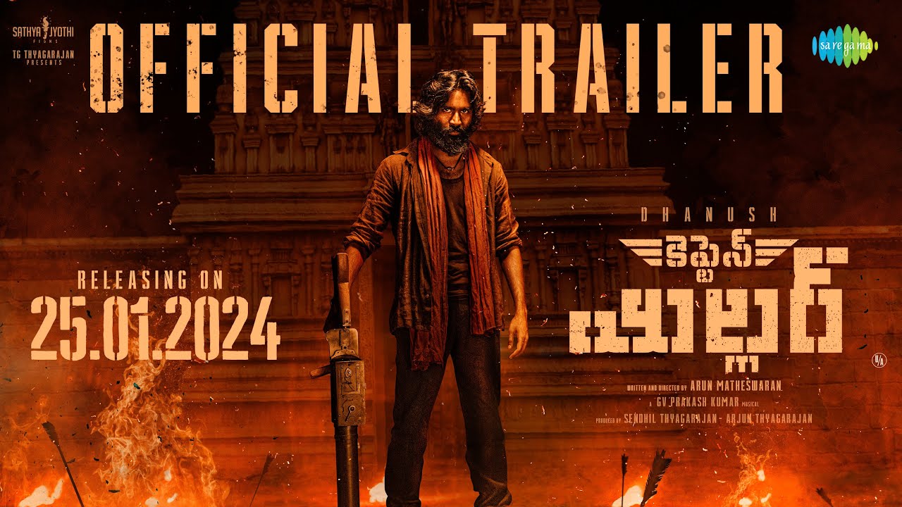 Captain Miller - Telugu Trailer | Dhanush | Shiva Rajkumar | Arun Matheswaran | GV Prakash