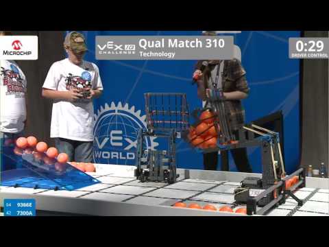 VEX Worlds 2016 - VEXIQ Elementary School - Technology - Qual 310 (9366E 7300A) 108