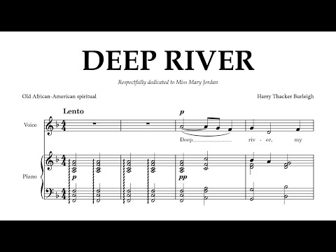 Harry Thacker Burleigh - Deep River