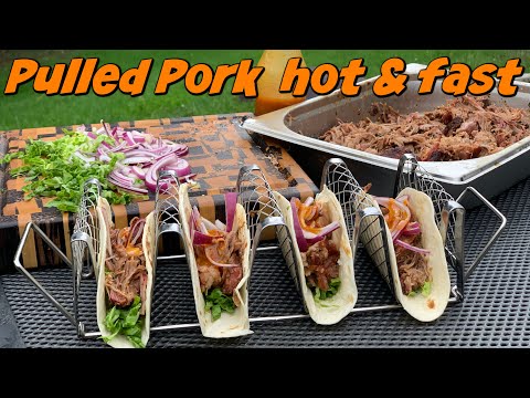 PULLED PORK HOT & FAST - saftiges Pulled Pork vom Smoker in nur 6 Stunden vom BBQ Weltmeister