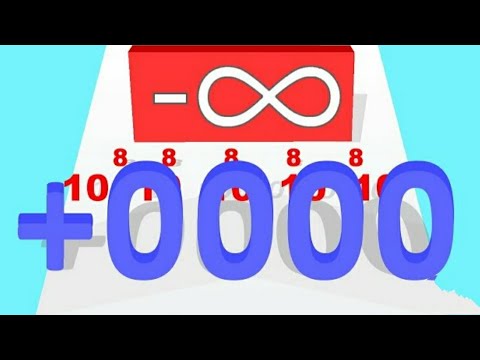 Satisfying mobile game/ Number Master: Run and Merge - number run 3d game video
