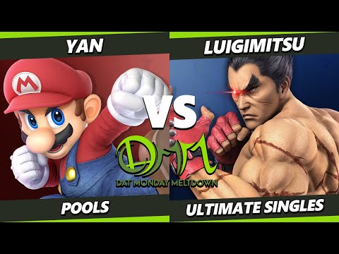 DAT MM 282 - Yan (Mario) Vs. Luigimitsu (Kazuya) Smash Ultimate - SSBU