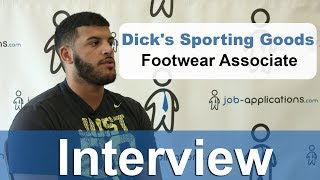 Dick's Sporting Goods Interview  - Footwear Associate