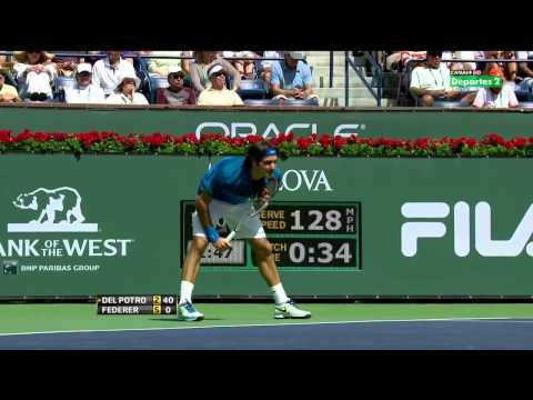 Federer vs Del Potro HD - ATP Indian Wells 2012 Q.F -