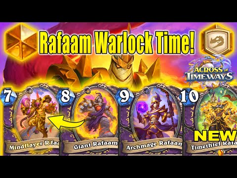 Best Rafaam Warlock Deck To Craft Right Now And Play At Across the Timeways | Hearthstone