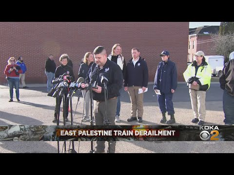 Federal, local officials provide latest updates on East Palestine train derailment