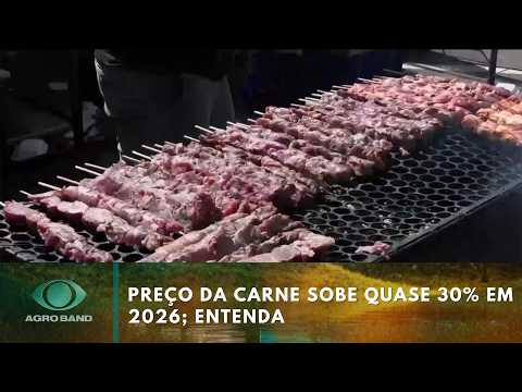 Preço da carne sobe quase 30% em 2026