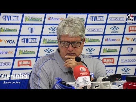 Coletiva Geninho - Avaí 2 x 0 Brasil de Pelotas - Copa do Brasil - 07/03/2019