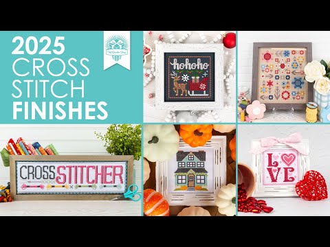 LIVE: Kimberly's 2025 Cross Stitch Recap & Finish Parade! - FlossTube