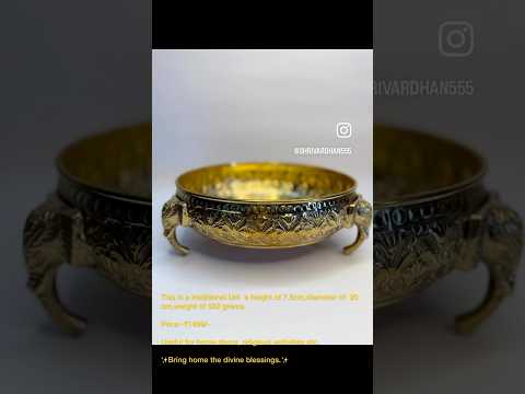 Urli, Decor item, brass item, flower decoration,Brass bowl #  Shrivardhan # shots