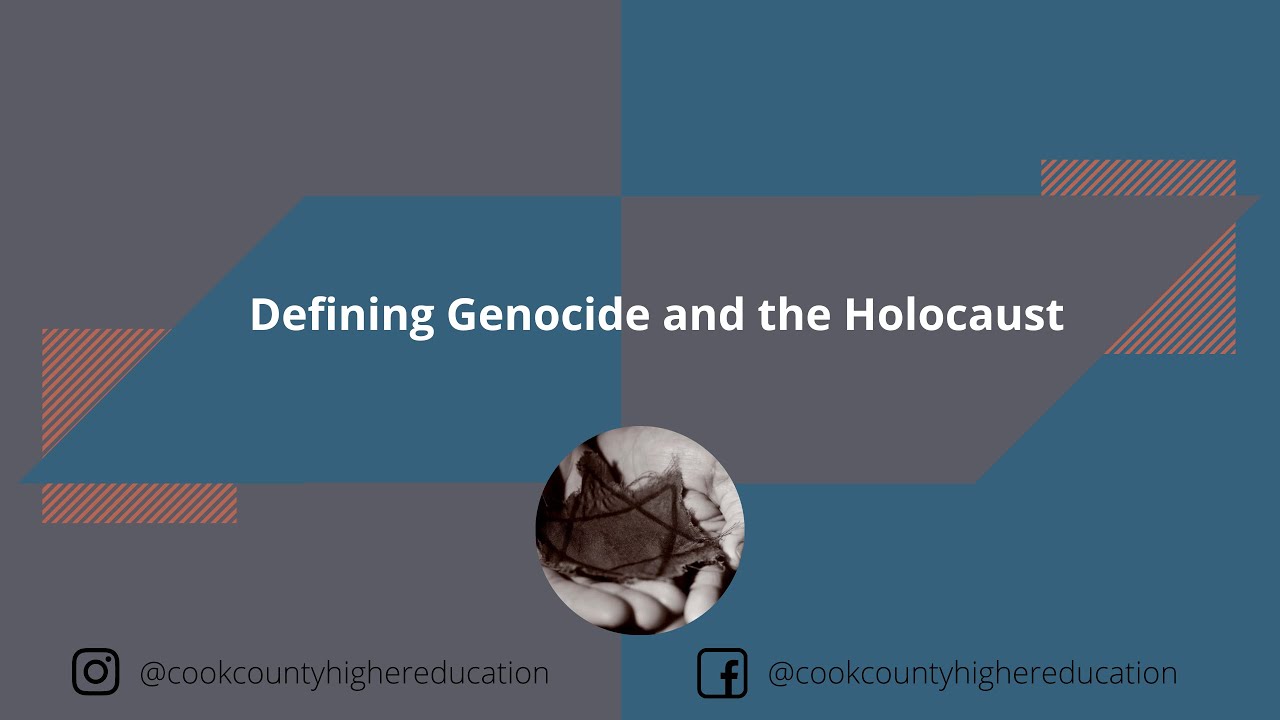 Defining Genocide and the Holocaust