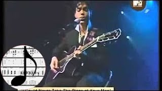 Transcription || Prince - &quot;Prince: The Art of Musicology&quot;, acoustic set [guitar]