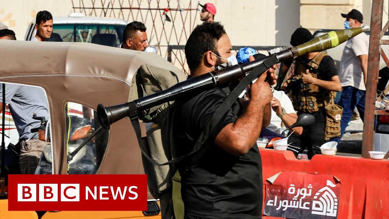 Deadly violence in Baghdad after Moqtada al-Sadr quits - BBC News