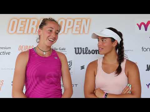 Flash interview Jessica Bouzas/Guiomar Maristany (campeãs pares) — Magnesium-K Active Ladies Open