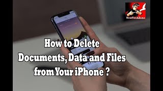 How to delete files and documents on iPhone or iPad ?
